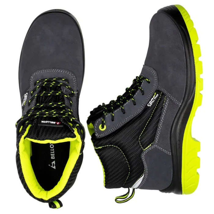 Bota de segurança de Pele não Metal Comp+ S1P