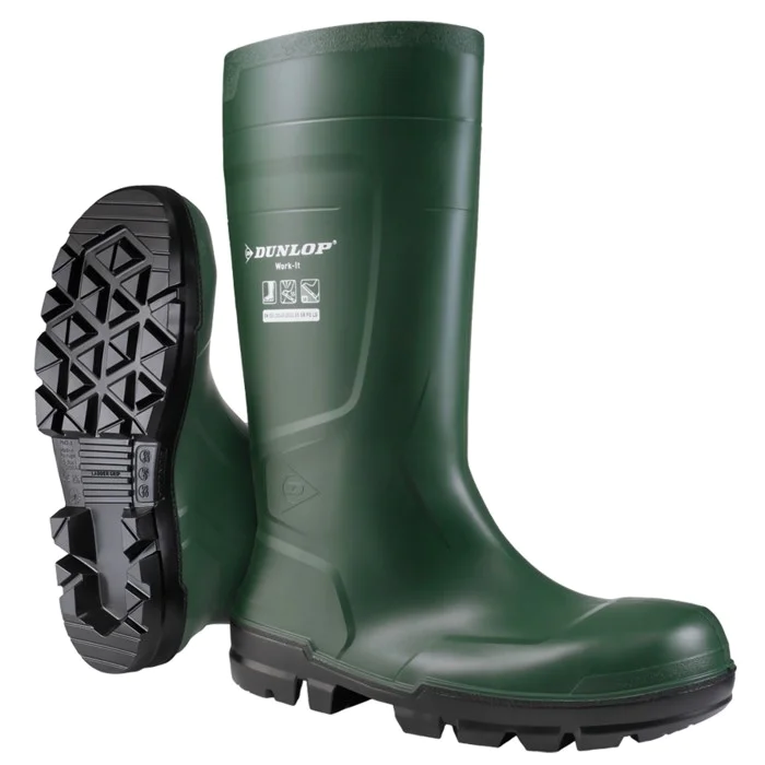 Dunlop Work-It Full Safety Heritage Green