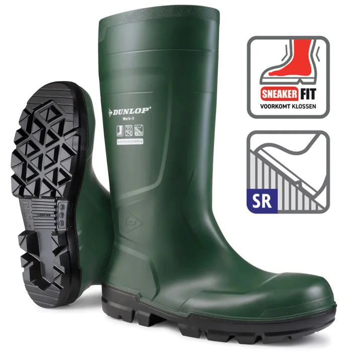 Dunlop Work-It Full Safety Heritage Green