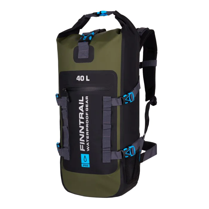 Mochila impermeable EXPEDITION 40L caqui 1719
